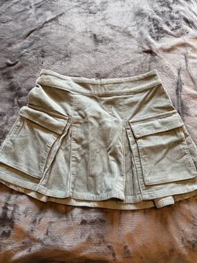 wild fable corduroy mini skirt in light tan